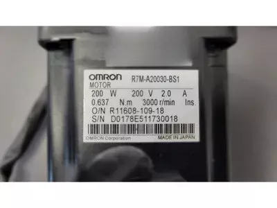 Omron R7M-A20030-BS1 AC Servo Motor 