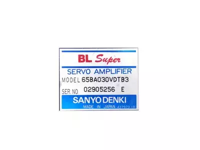 Sanyo Denki 65BA030VDTB3 Servo Amplifier