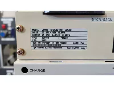 Yaskawa CIMR-M5A20110-XXXB Inverter VS-626M5 