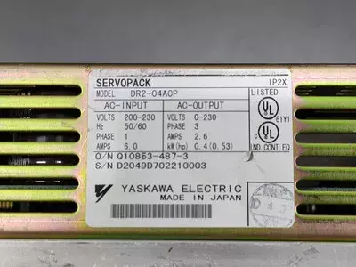 Yaskawa DR2-04ACP Servopack 