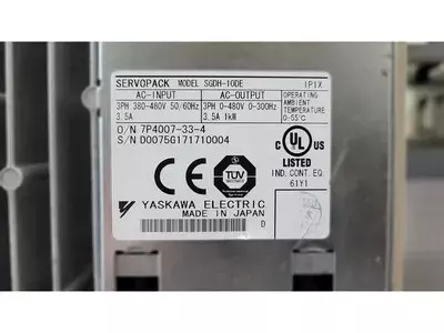 Yaskawa SGDH-10DE  Servopack 
