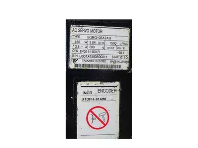 Yaskawa SGMG-05A2AB Servo Motor