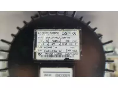 Yaskawa SGMGH-05DCA6H-OY Servo Motor