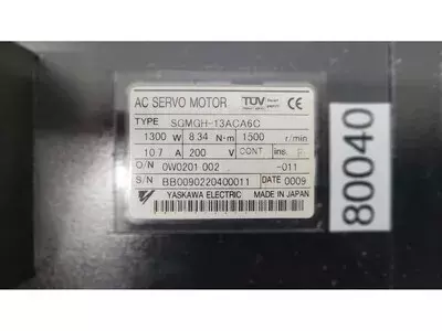 Yaskawa SGMGH-13ACA6C Servo Motor