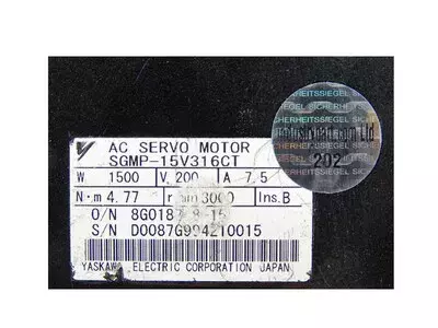 Yaskawa SGMP-15V316CT Servo Motor