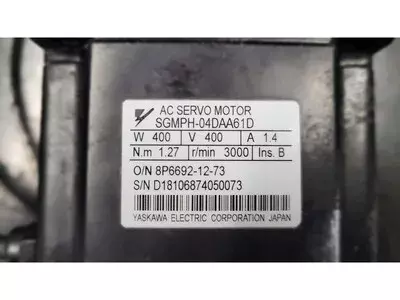 Yaskawa SGMPH-04DAA61D Servo Motor