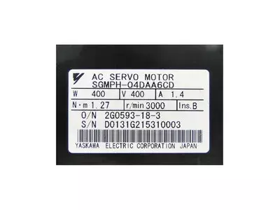 Yaskawa SGMPH-04DAA6CD AC Servo Motor 