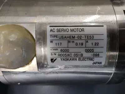 Yaskawa USAHEM-02-TE53 AC Servo Motor