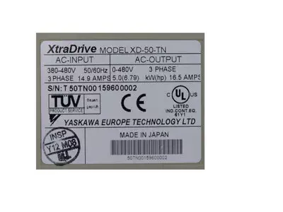Yaskawa XD-50-TN XtraDrive